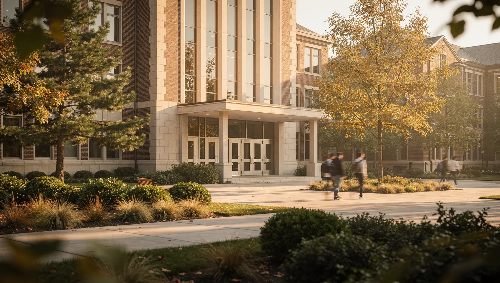 Riverbend High School entrance